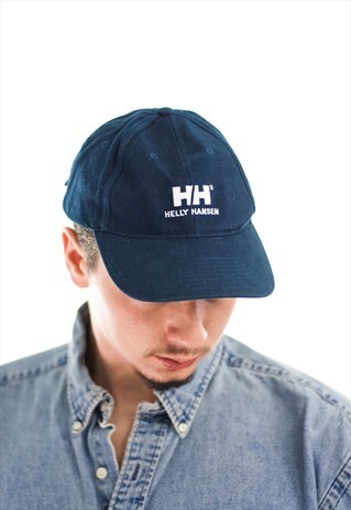 VINTAGE HELLY HANSEN LOGO BASEBALL CAP 90S X 3.1