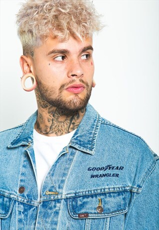 VINTAGE 80S ORIGINAL LEE BASIC DENIM JACKET / S6716