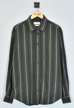 Vintage Yves Saint Laurent Shirt Black Large