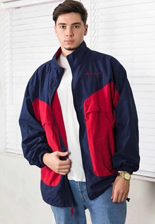 VINTAGE CHAMPION JACKET LOGO 90S XL 19.9