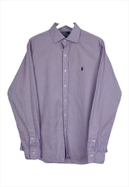 Vintage Ralph Lauren Stripped Shirt in Purple M