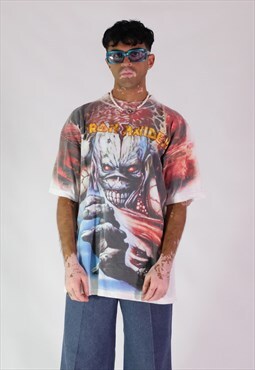 Iron maiden devil 90s t shirt