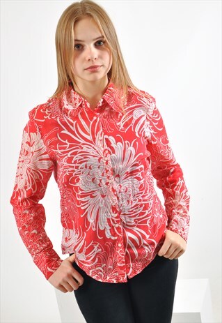 VINTAGE 90'S SHIRT IN ABSTRACT PRINT