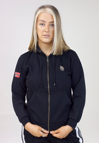 VINTAGE NAPAPIJRI BLACK HOODIE