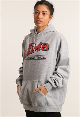 VINTAGE CHAMPION PRINTED COLLEGE SWEATSHIRT
