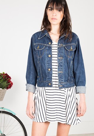 VINTAGE 80'S LEE DENIM JACKET / S0112