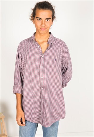 VINTAGE 80S POLO RALPH LAUREN SHIRT / R064