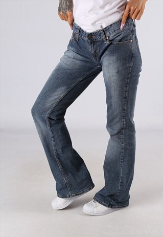 BOOTCUT LEVIS 544 DENIM JEANS VINTAGE UK 12 (K9DK)