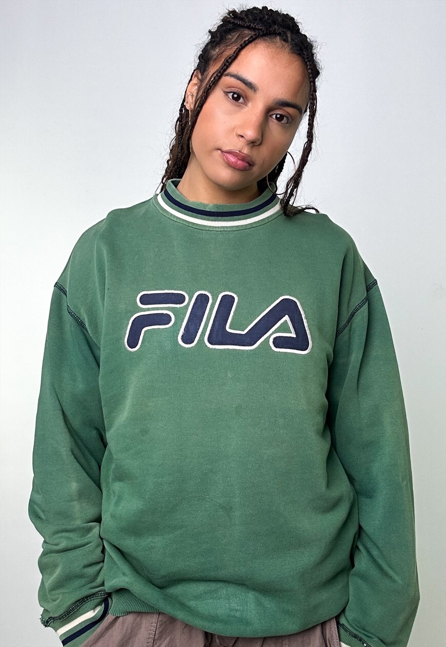 Fila clearance sweatshirt green