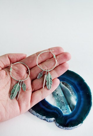 TRIPLE FEATHER HOOPS