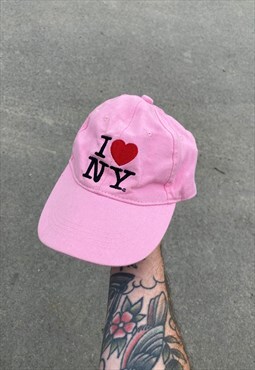 Vintage 00s Y2K New York Embroidered Hat Cap