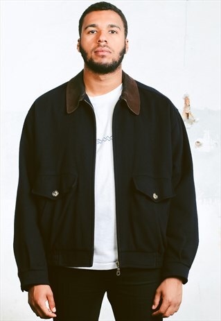 VINTAGE WOOL BOMBER JACKET
