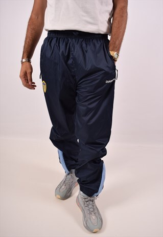VINTAGE DIADORA TRACKSUIT TROUSERS BLUE