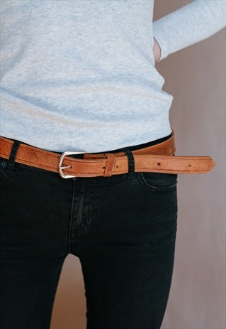 VINTAGE 70S BOHO LEATHER BELT