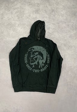 Diesel Hoodie Pullover Sweatshirt with Graphic Logo