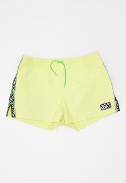 Vintage 90's Asics Sport Shorts Yellow