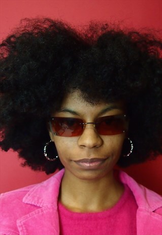 RED CHERRY RIMLESS SUNGLASSES