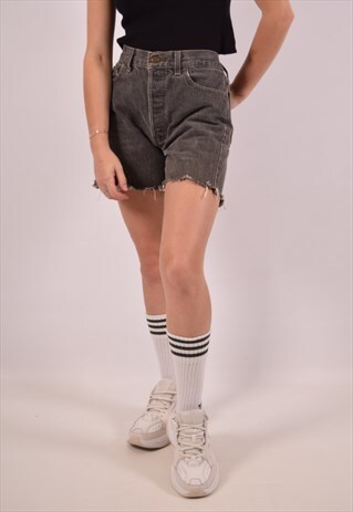 VINTAGE LEVI'S DENIM SHORTS GREY