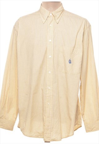 NAUTICA CHECKED SHIRT - L