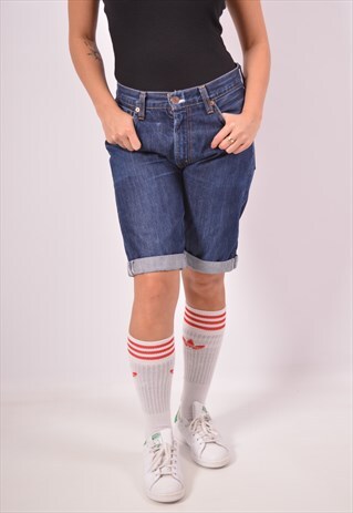 VINTAGE LEVI'S 505 DENIM SHORTS NAVY BLUE