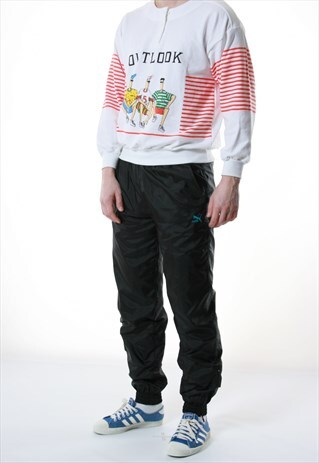 90S VTG RARE PUMA SPORT TROUSERS 13533