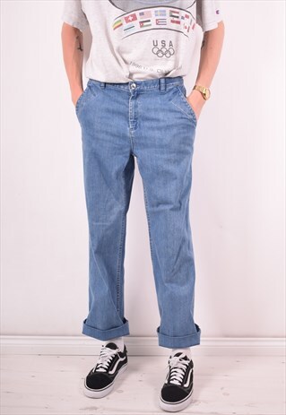 A.P.C MENS VINTAGE JEANS W30 L30 BLUE 90S