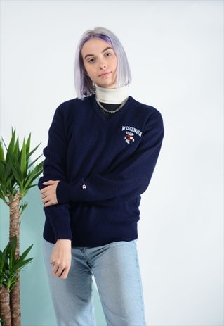 navy blue champion jumper