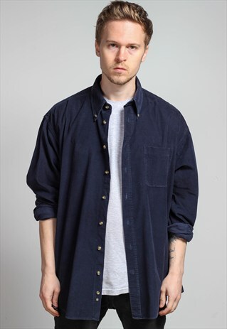VINTAGE OVERSIZED CORDUROY SHIRT