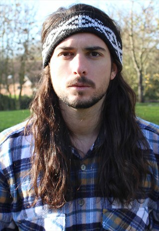 VINTAGE 90S SKI HEADBAND - RETRO - LARGE