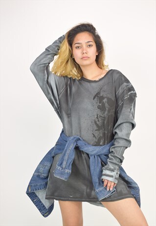 VINTAGE 90'S HARLEY-DAVIDSON LONG SLEEVE T-SHIRT DRESS