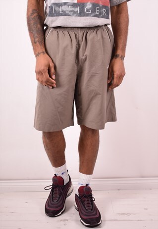 NIKE MENS VINTAGE SHORTS LARGE GREY 90S