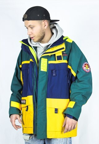 RARE VINTAGE MENS HILFIGER SAILING GEAR WINDBREAKER JACKET