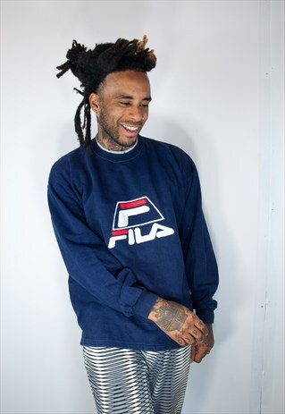 NIKE BLUE VINTAGE FLEECE SWEATSHIRT