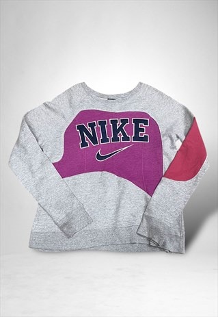 Reworked Nike Embroidered Sweatshirt