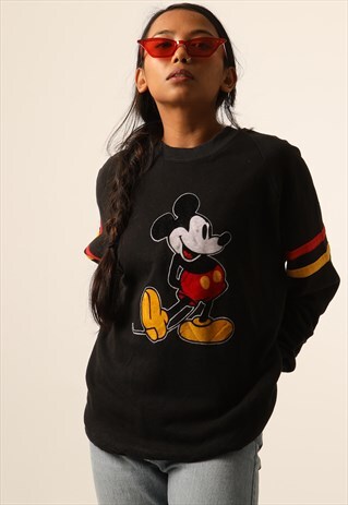 VINTAGE DISNEY APPLIQUE SWEATSHIRT