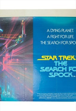 Original Star Trek III 1984 THE SEARCH FOR SPOCK Film Poster