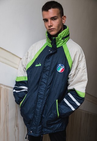 VINTAGE PUFFER JACKET ITALIA BY DIADORA COD.9-08