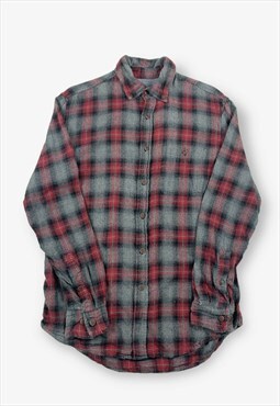 Vintage northwest territory checked flannel shirt S BV16596