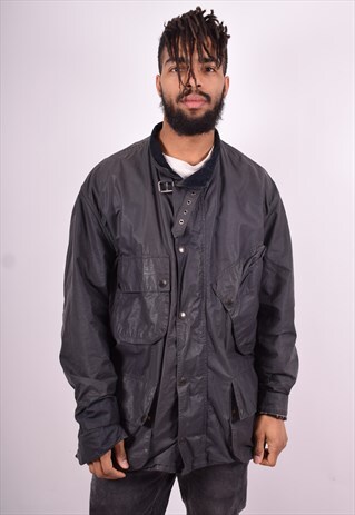 DICKIES MENS VINTAGE HOODIE JACKET XL BLACK 90'S