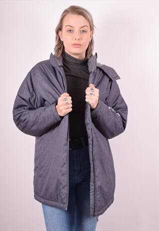 NIKE WOMENS VINTAGE JACKET XL GREY 90S