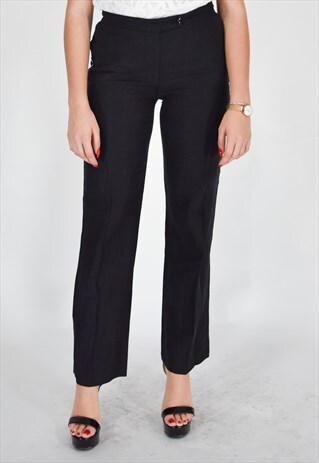 MOSCHINO ELEGANT LONG PANTS BLACK