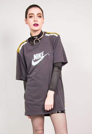 NIKE VINTAGE 90'S GREY SPORTS T-SHIRT
