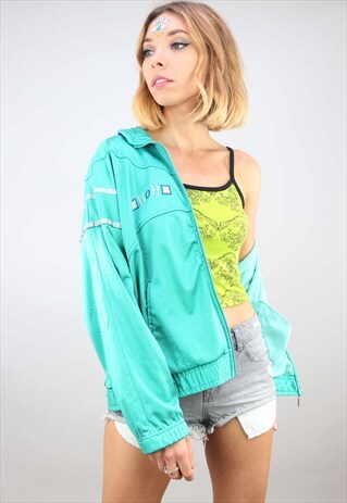 VINTAGE OVERSIZED SERGIO TACCHINI TRACK TOP