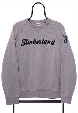 Vintage Timberland Grey Spellout Sweatshirt