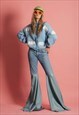 VINTAGE CUSTOMIZED LEVI'S TWO TONED FLARED JEANS
