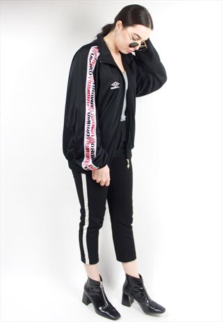 90'S RARE RETRO SIDE-TAPE TRACK JACKET