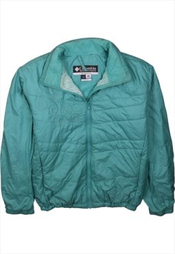 Vintage 90's Columbia Puffer Jacket Lightweight Full Zip Up