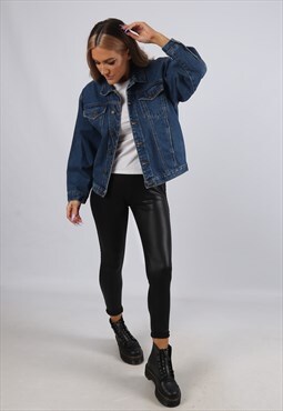 Vintage Denim Jacket SETTLER UK 10 S (AB6G)