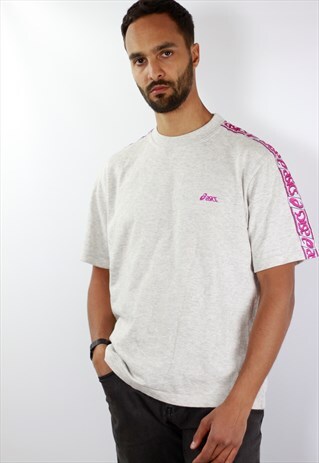 ASICS T-SHIRT TAPED SLEEVES T-SHIRT ASICS 90S