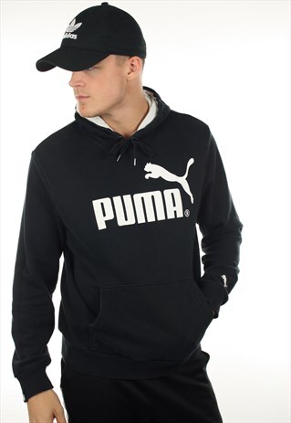 VINTAGE PUMA BIG LOGO HOODIE SWEATSHIRT